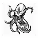 squid blazon tattoo design idea