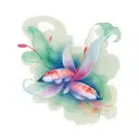 dancing sushi tattoo design idea