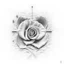 the word patience tattoo design idea