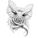 the word patience tattoo design idea