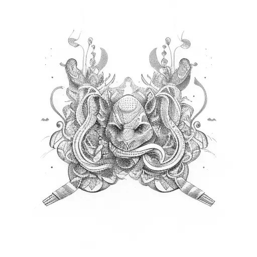 roller coaster tattoo design idea