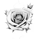 roses with 3 Roman numeral dates connected to them on the forearm tattoo design idea