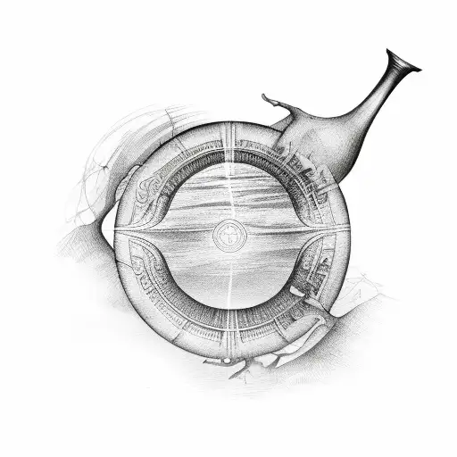 disc golf tattoo design idea