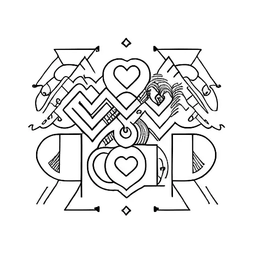 Creating a minimalist tattoo that represents your love for your boyfriend alongside the initials MW tattoo design idea