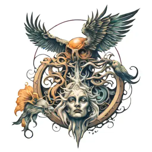 Spirit World tattoo design idea