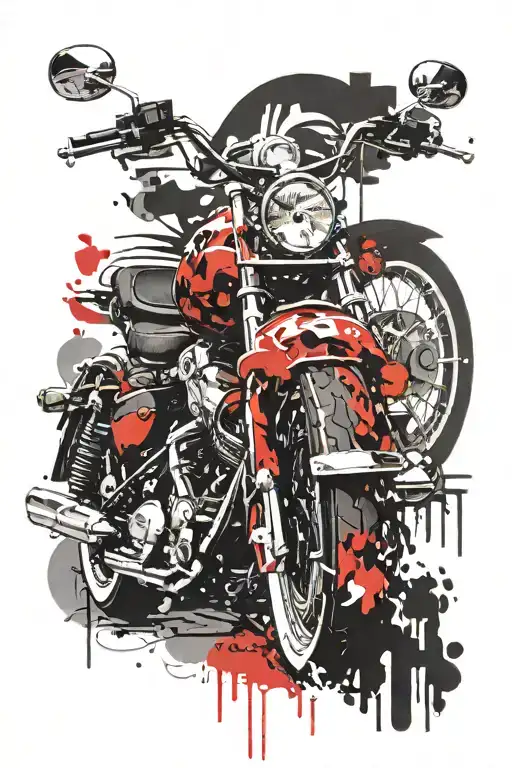 Harley-Davidson tattoo design idea