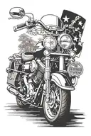 harley Davidson willy g tattoo design idea