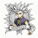 hunter x hunter tattoo design idea