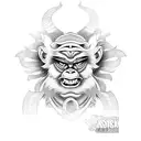 monkey king  tattoo design idea