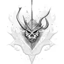 drizzt Do'urdens swords: icing death and sparkle  tattoo design idea