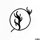 wildfire tattoo design idea