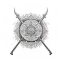 dhulfiqar the sword of Imam Ali  tattoo design idea