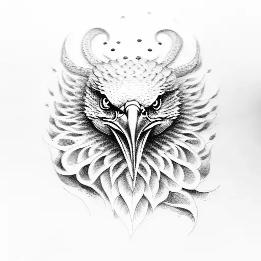 eagle killing snake tattoo design idea