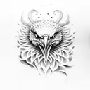 eagle killing snake tattoo design idea