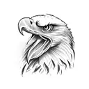 eagle killing snake tattoo design idea