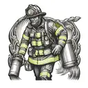 FireFighter tattoo design idea