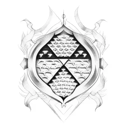 romania flag tattoo design idea