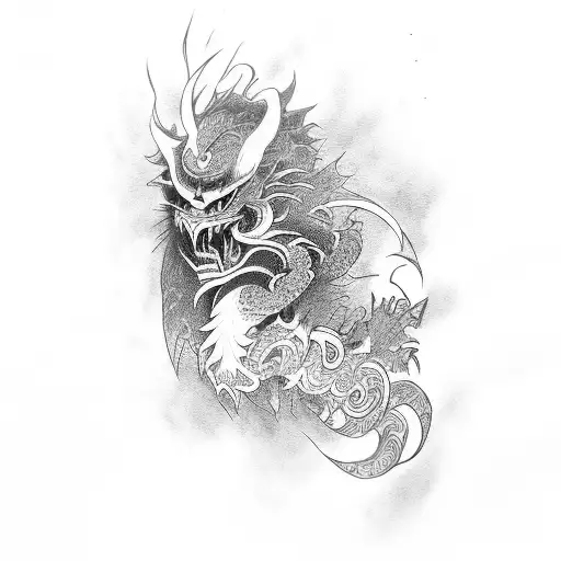 Rengoku tattoo design idea