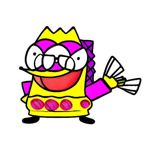 spongebob and patrik tattoo design idea