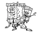 spongebob tattoo design idea