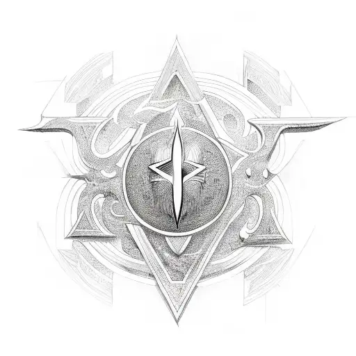 Ankh Symbol tattoo design idea