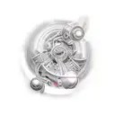 barco con faro iluminando tattoo design idea