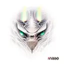 barco con faro iluminando tattoo design idea