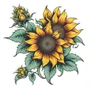 sunflower tattoo tattoo design idea