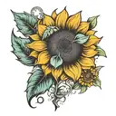 sunflower tattoo tattoo design idea