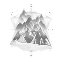 snowboard tattoo design idea