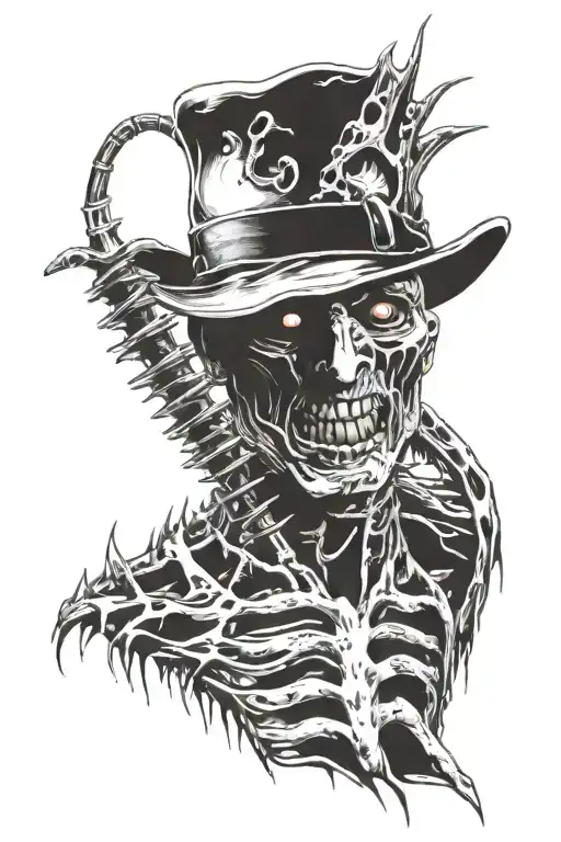 freddy krueger tattoo design idea