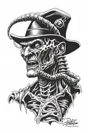 freddy krueger tattoo design idea