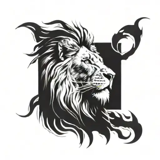 aslan tattoo design idea