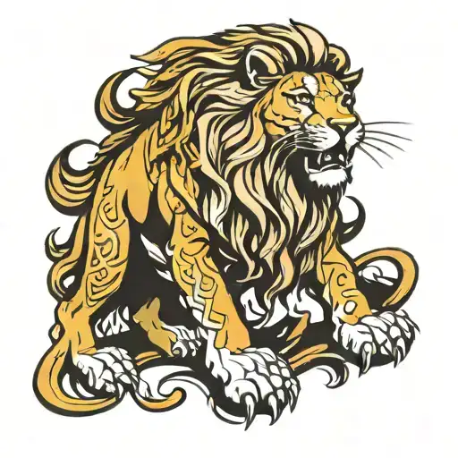 ASLAN tattoo design idea