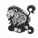 aslan tattoo design idea