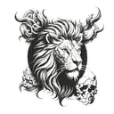 aslan tattoo design idea