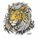 ASLAN tattoo design idea