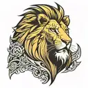 ASLAN tattoo design idea
