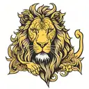 ASLAN tattoo design idea