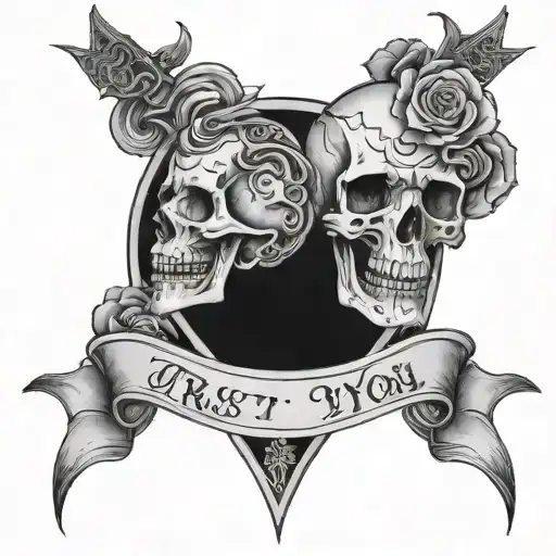 Trust gets you killed, Love gets you hurt  and being real gets you hated! tattoo design idea