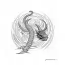 jormungandr  tattoo design idea