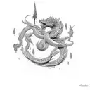 jormungandr  tattoo design idea