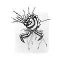 shrimp on a stool tattoo design idea