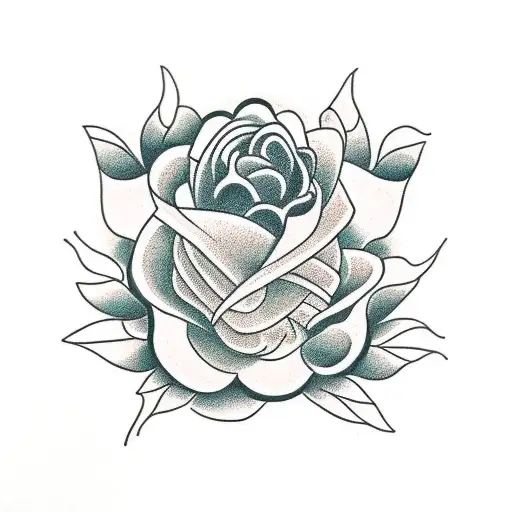 avocado flowers microphone tattoo design idea