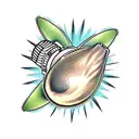 avocado with microphone tattoo design idea