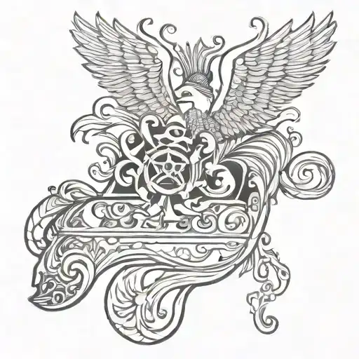 mercedes benz w124 tattoo design idea