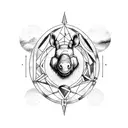 Eeyore from winnie the pooh, aries, pisces, gemini, scorpio, taurus, lithuanian "Vytis" in a tattoo tattoo design idea