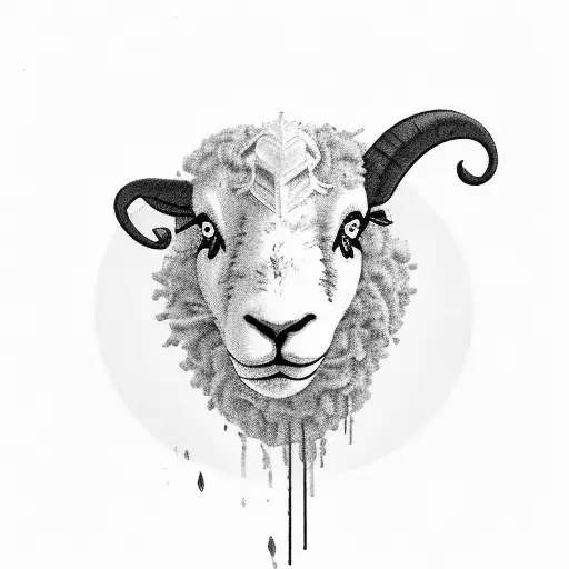 A Black Sheep tattoo design idea