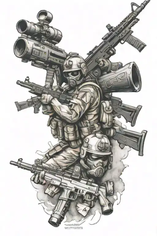 Special Forces tattoo design idea