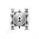 Ace of Spades tattoo design idea